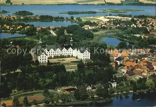 Ploen See Schloss Holsteinische Schweiz Fliegeraufnahme Kat. Ploen