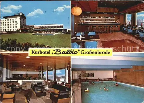 Grossenbrode Ostseebad Kurhotel Baltic Gastraum Bar Hallenbad / Grossenbrode /Ostholstein LKR
