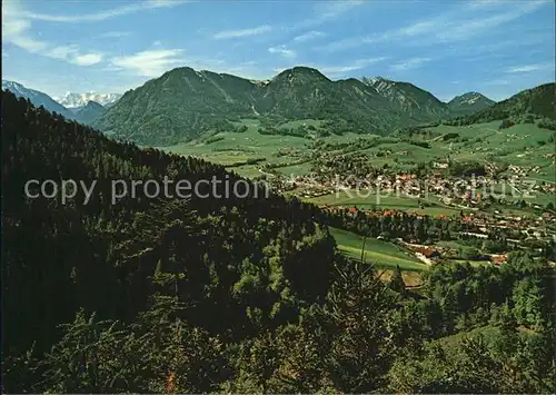 Ruhpolding mit Loferer Steinberge Reifelberge Unternberg Hoerndlwand Jochberg Kat. Ruhpolding