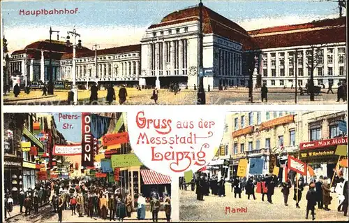 Leipzig Hauptbahnhof Markt Kat. Leipzig