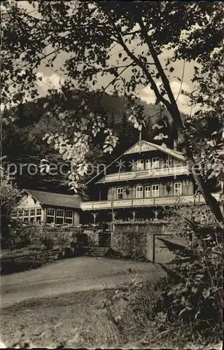 Tabarz Hotel Schweizerhaus Kat. Tabarz Thueringer Wald