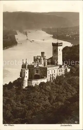 Stolzenfels Schloss Kat. Koblenz Rhein