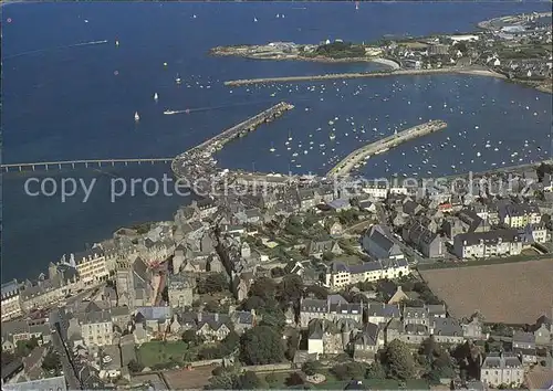 Roscoff Fliegeraufnahme Hafen Kat. Roscoff