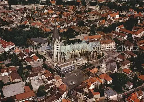 Paderborn City mit Dom Fliegeraufnahme Kat. Paderborn