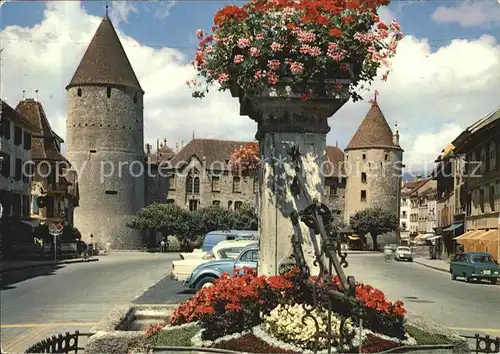 Yverdon VD Chateau Schloss Kat. Yverdon