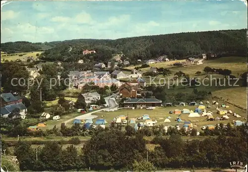 Rochefort Namur Wallonie Fliegeraufnahme mit Camping Kat. 