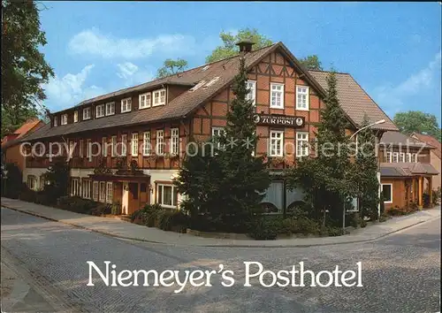 Fassberg Mueden Niemeyers Posthotel Kat. Fassberg