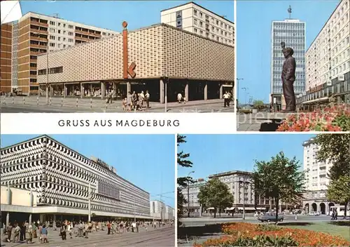 Magdeburg Erich Weinert Denkmal  Kat. Magdeburg