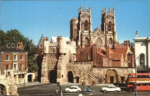 York UK Bootham Bar and Minster Kat. York