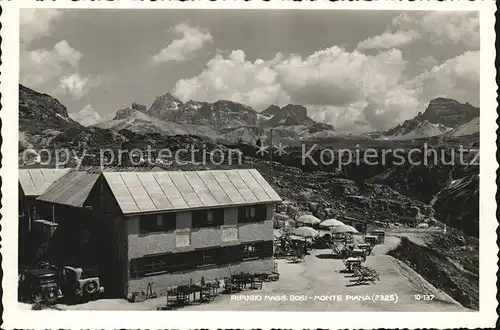 Dolomiten Rifugio Maggiore Angel Bosi Monte Piana Kat. Italien