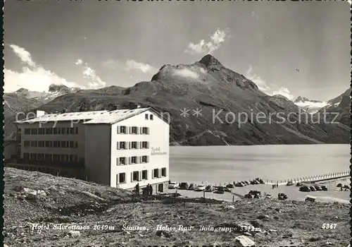 Silvrettasee Hotel StauseeHohes Rad Buingruppe Kat. Silvretta