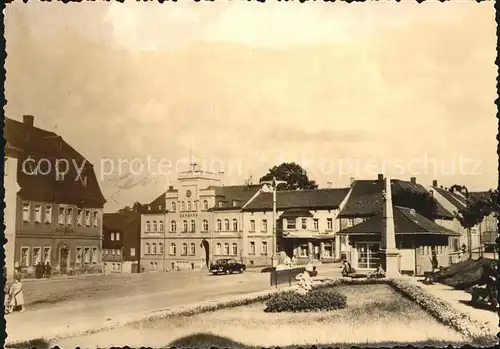 Zwoenitz Markt Rathaus Kat. Zwoenitz