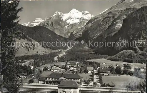 Kandersteg BE mit Bluemlisalp Kat. Kandersteg