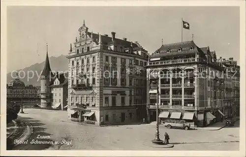 Luzern LU Hotel Schwanen Rigi Kat. Luzern