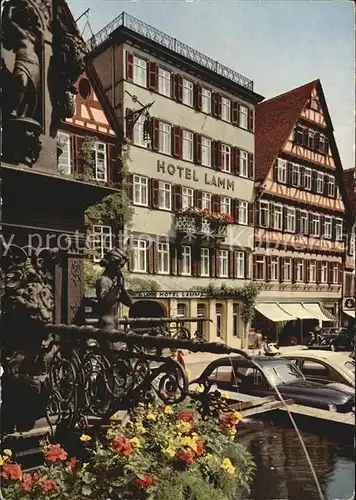 Tuebingen Hotel Lamm am historischen Marktplatz Kat. Tuebingen