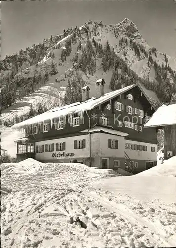 Hintersteinertal Giebelhaus Giebel Kat. Oesterreich