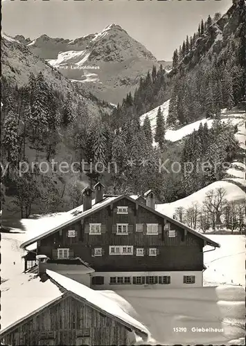 Hintersteinertal Giebelhaus Wiedemerkopf Kat. Oesterreich