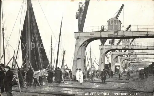 Anvers Antwerpen Quai d Herbouville Kat. 