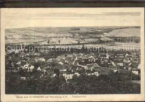 Altenburg Naumburg Ortsansicht Kat. Naumburg