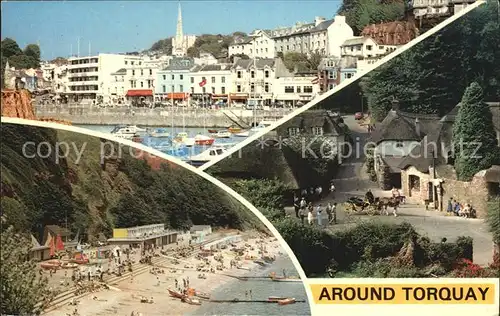 Torquay Torbay Harbour Cockington Village Oddicombe Beach Kat. Torbay