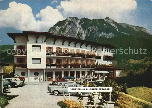 Oberstdorf Sanatorium Allgaeuer Bergbad LVA Westfalen Alpenblick Kat. Oberstdorf