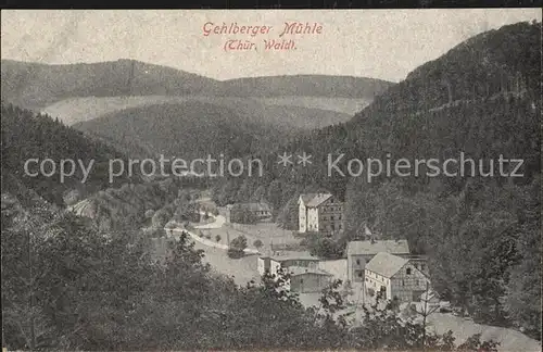 Gehlberg Muehle Thueringer Wald Kat. Gehlberg