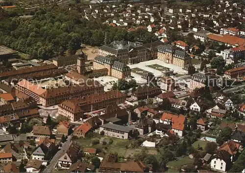 Bruchsal Fliegeraufnahme Schlossanlagen Kat. Bruchsal