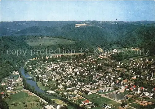 Waldbreitbach Wied im Naturpark Rhein Westerwald Fliegeraufnahme Kat. Waldbreitbach