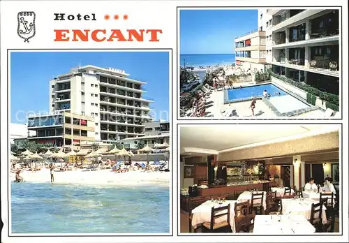 Playa de Palma Mallorca Hotel Encant Restaurant Swimming Pool Strand Kat. Spanien