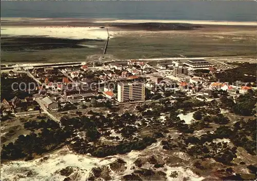 St Peter Ording Nordseeheil und Schwefelbad Fliegeraufnahme Kat. Sankt Peter Ording