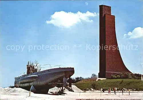 Laboe Ostseebad Marine Ehrenmal und U 995 Technisches Museum