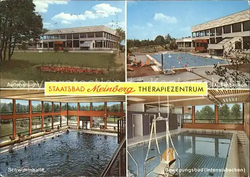Bad Meinberg Staatsbad Therapiezentrum Heilbad Schwimmhalle Kat. Horn Bad Meinberg