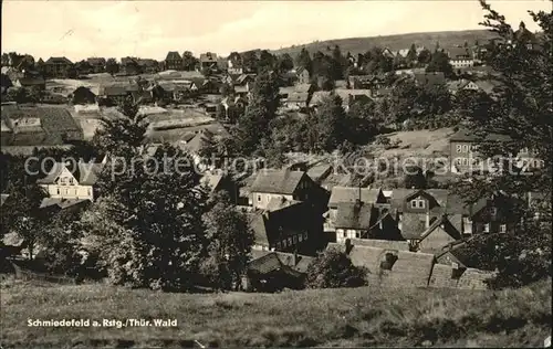 Schmiedefeld Rennsteig Panorama Kat. Schmiedefeld Rennsteig