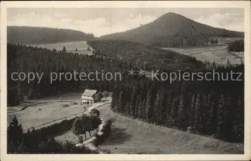 Oberhof Thueringen Panorama Kanzlersgrund mit Ruppberg Kat. Oberhof Thueringen