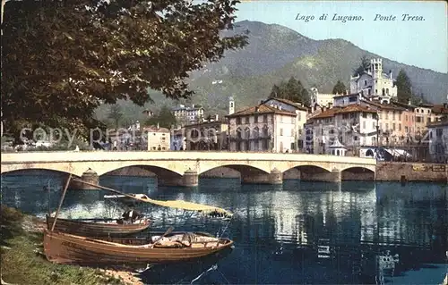 Ponte Tresa Bruecke Kat. Ponte Tresa