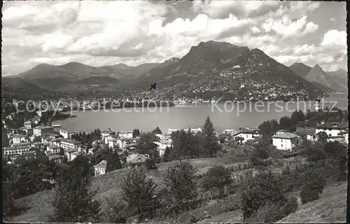 Lugano Lago di Lugano Panorama