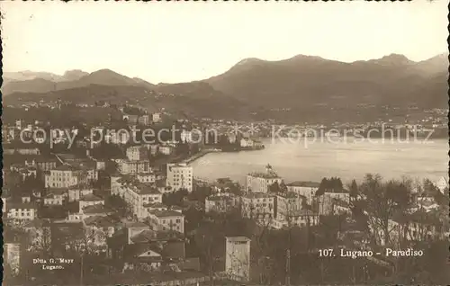 Paradiso Lago di Lugano Teilansicht Kat. Paradiso