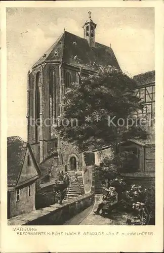 Marburg Lahn Reformierte Kirche Kat. Marburg