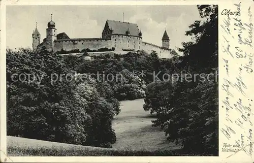 Coburg Veste vom Veilchental Kat. Coburg