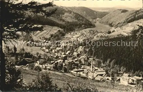 Schoenbrunn Schleusegrund Panorama Ferienort Thueringer Wald Kat. Schleusegrund