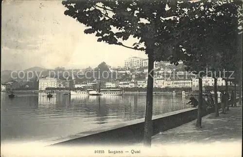 Lugano Lago di Lugano Quai