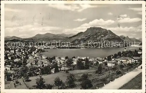 Lugano Lago di Lugano Monte Bre