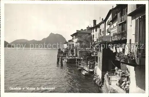 Gandria Lago di Lugano Monte San Salvatore Kat. Gandria