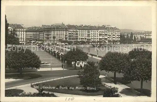 Geneve GE Pont du Mont Blanc Kat. Geneve