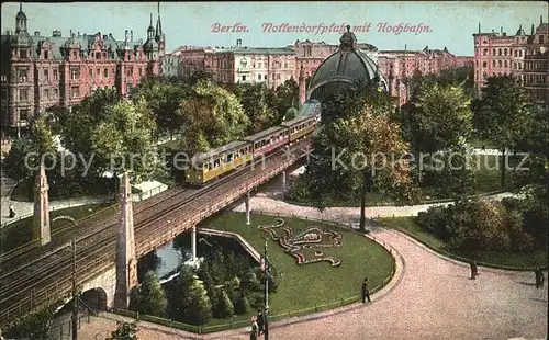 Berlin Nollendorfplatz mit Hochbahn Kat. Berlin