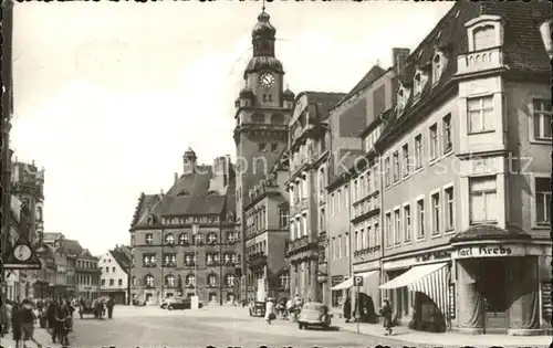 Doebeln Roter Platz Rathaus Kat. Doebeln