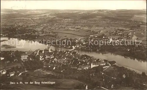 Stein Rhein Blick vom Schloss Hohenklingen Kat. Stein Rhein