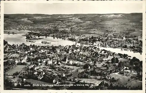 Stein Rhein Blick vom Schloss Hohenklingen Kat. Stein Rhein