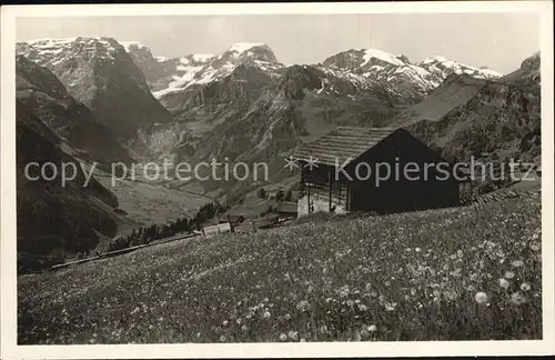 Braunwald GL mit Bifertenstock Toedi Glariden Kat. Braunwald