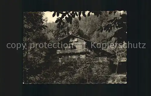 Schwarzatal Schweizerhaus Kat. Rudolstadt